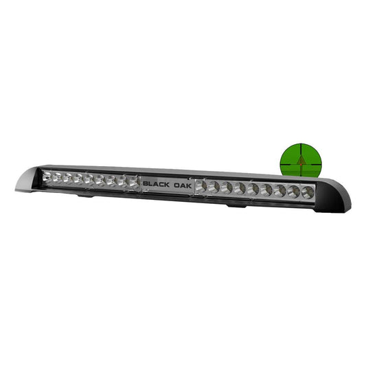 Suncoast Marine and Auto offers Black Oak Low Pro IR Light Bar - Black Housing - 850nm - Spot [LP-BSIR]