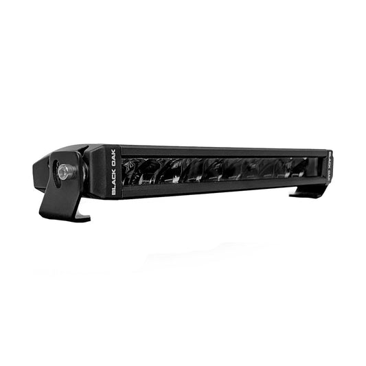 Suncoast Marine and Auto offers Black Oak Single Row Slim 10" 150W Dual Color LED Light Bar - White Yellow - Combo Beam [10C-AW]