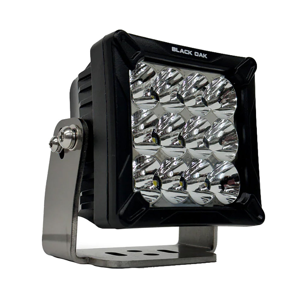 Suncoast Marine and Auto offers Black Oak 4" LED Pod Light - Black Housing - Bracket Mount - 120W - Combo Beam [4C-POD]