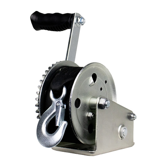 Suncoast Marine and Auto offers Powerwinch Utility Series Winch 1,000lb, 8" Crank Arm - Zinc [21500-W-1000-8-Z-R]