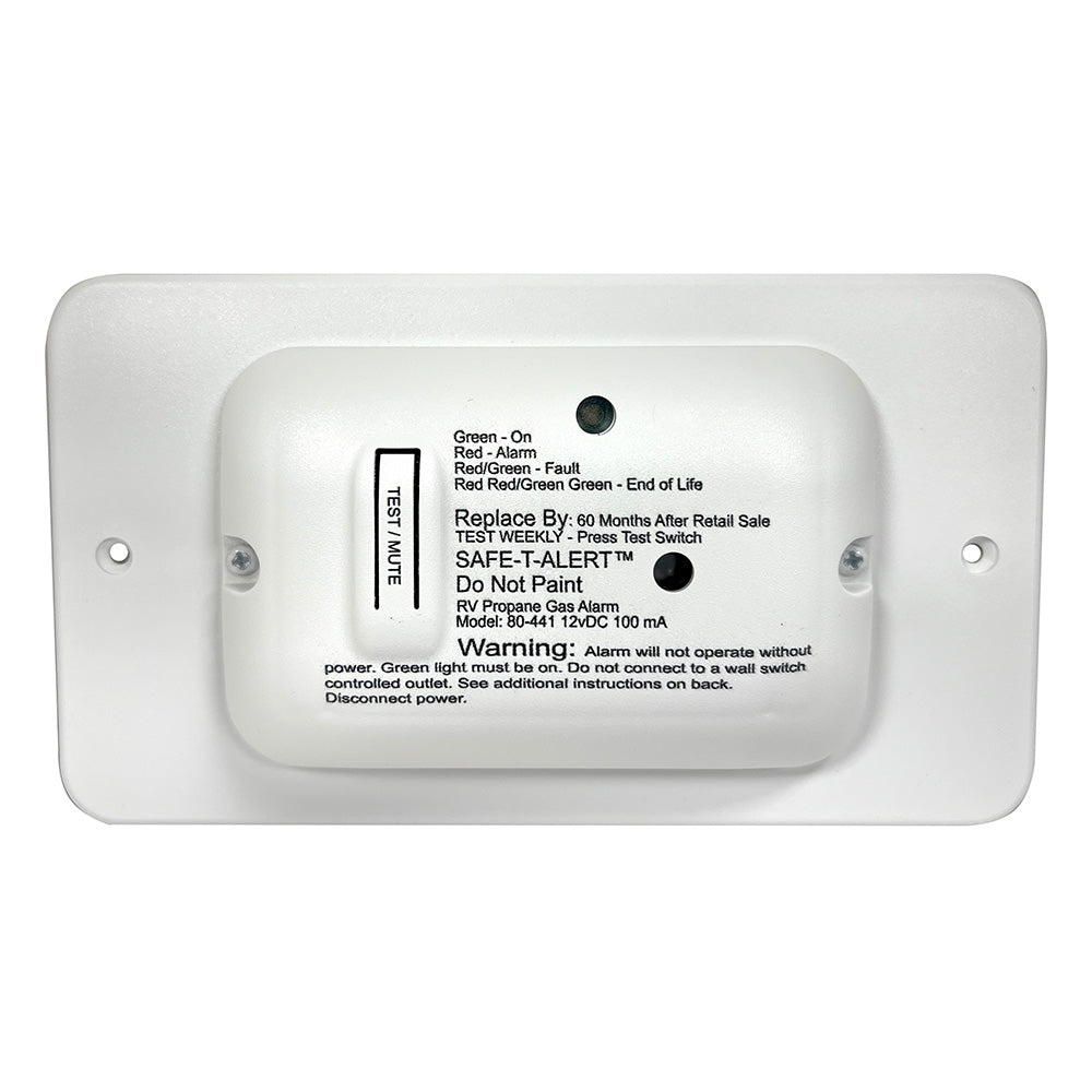 Suncoast Marine and Auto offers Safe-T-Alert 80 Series White Propane Gas Alarm - 12V [80-441-WT-TR]