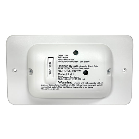 Suncoast Marine and Auto offers Safe-T-Alert 80 Series White Propane Gas Alarm - 12V [80-441-WT-TR]