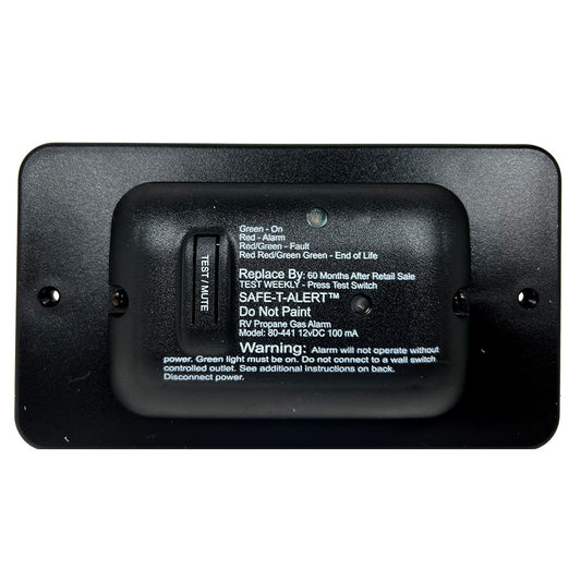 Suncoast Marine and Auto offers Safe-T-Alert 80 Series Black Propane Gas Alarm - 12V [80-441-BL-TR]