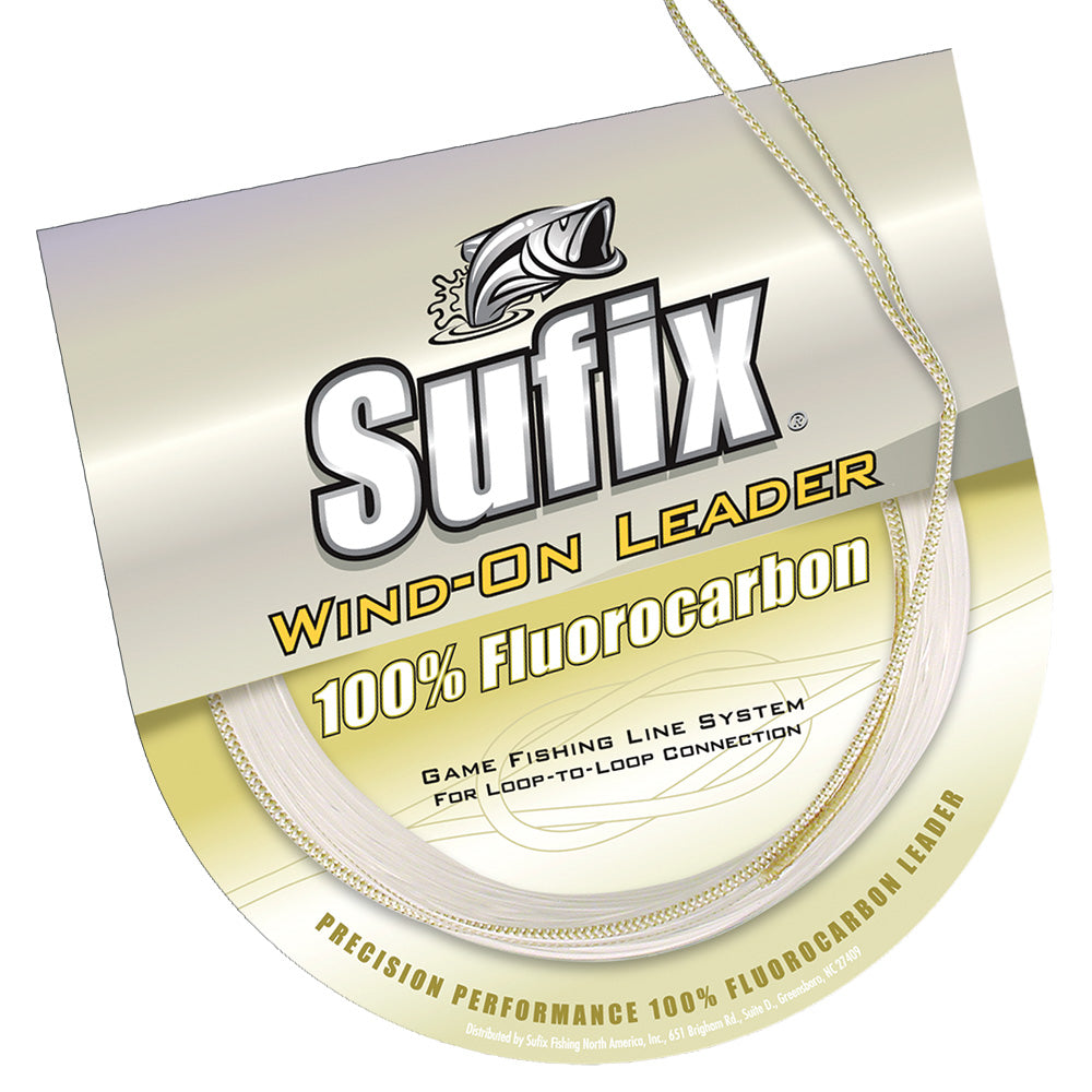 Suncoast Marine and Auto offers Sufix Wind-On 100% Clear Fluorocarbon Leader - 100lb - 11 yds [700-100F]