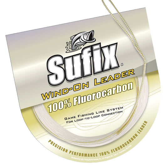 Suncoast Marine and Auto offers Sufix Wind-On 100% Clear Fluorocarbon Leader - 100lb - 11 yds [700-100F]