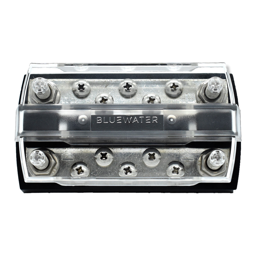 Suncoast Marine and Auto offers Bluewater Dual Bus 10 Position Busbar 150 Amp (312723-B-022)