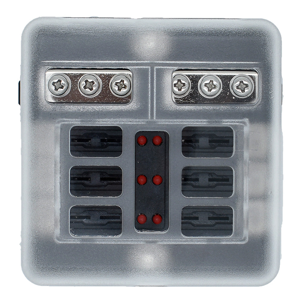 Suncoast Marine and Auto offers Bluewater 6 Position Fuse Block w/LEDs [3200-0001-006]