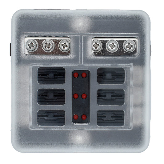 Suncoast Marine and Auto offers Bluewater 6 Position Fuse Block w/LEDs [3200-0001-006]