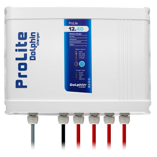 Suncoast Marine and Auto offers Dolphin ProLite Charger 4 Bank - 12V - 40A [99240]