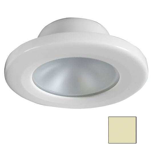 Suncoast Marine and Auto offers i2Systems Apeiron Screw Mount Light - Round - Warm White/White Finish [APL-2W-30K-PW1]
