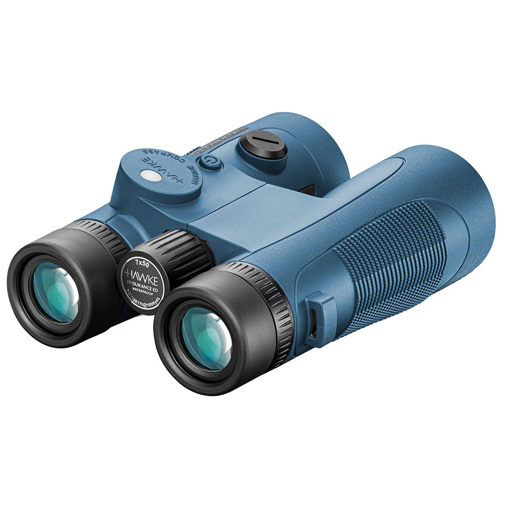 Suncoast Marine and Auto offers Hawke Optics Endurance ED Marine Binoculars 7x50 - Blue w/Compass [36506]