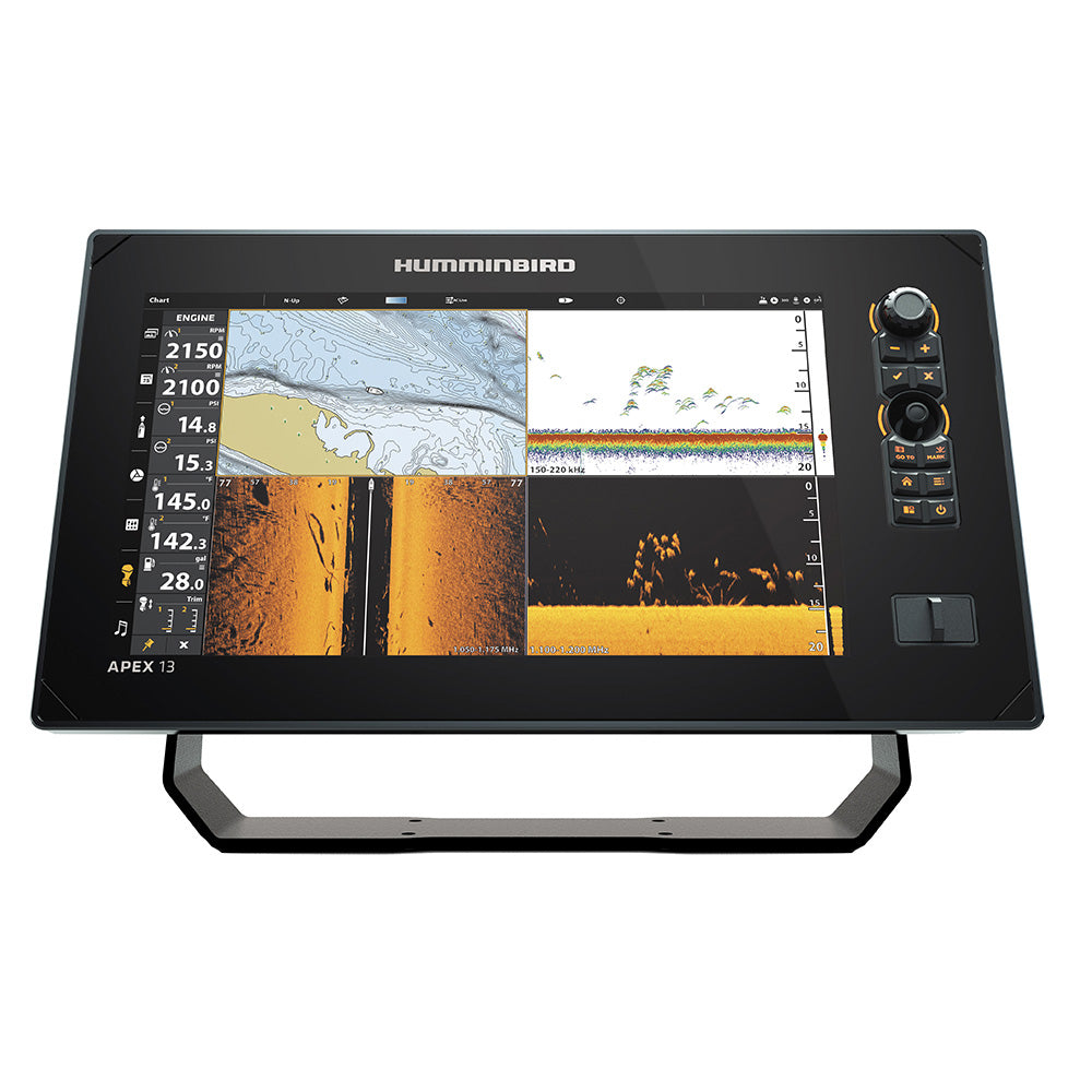 Suncoast Marine Supply offers Humminbird 13 APEX 13.3" Chartplotter/Fishfinder with Transducer