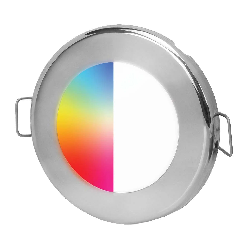 Suncoast Marine and Auto offers Hella Marine EuroLED75 RGBW Downlight - Stainless Steel Bezel [017884011]