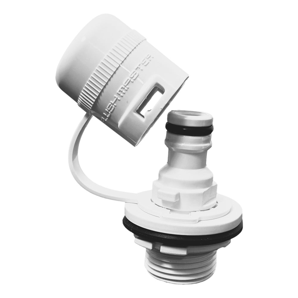 Suncoast Marine and Auto offers Flushmaster Flush Port Quick Connect f/Mercury - White [SM-FMQCMW]