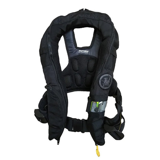 Suncoast Marine and Auto offers First Watch Auto/Manual Convertible 38G Inflatable PFD - Black [FW-40PROA/M-BK]