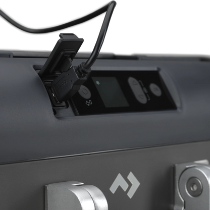 Suncoast Marine and Auto offers Dometic CFX5 55IM Ice-Free 55L Electric Cooler - Black [97000050756] Black with built-in ice maker and Bluetooth control