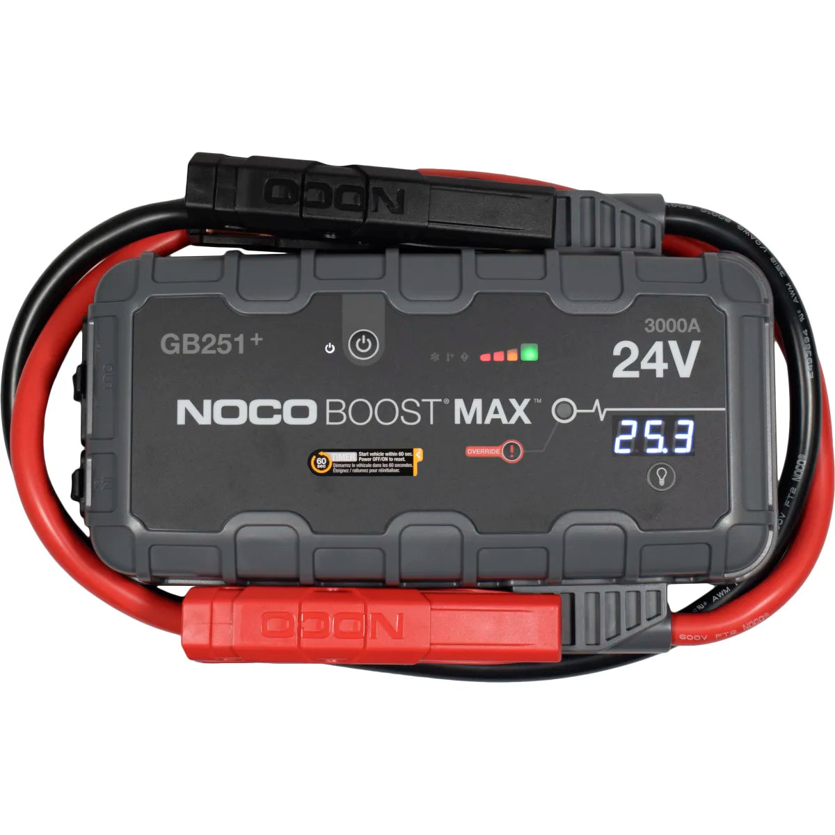 Suncoast Marine and Auto offers NOCO Boost Max 3000 Amp 24V UltraSafe Portable Lithium Jump Starter Kit GB251+