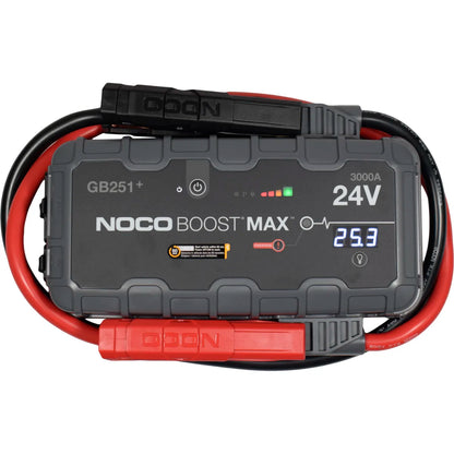 Suncoast Marine and Auto offers NOCO Boost Max 3000 Amp 24V UltraSafe Portable Lithium Jump Starter Kit GB251+
