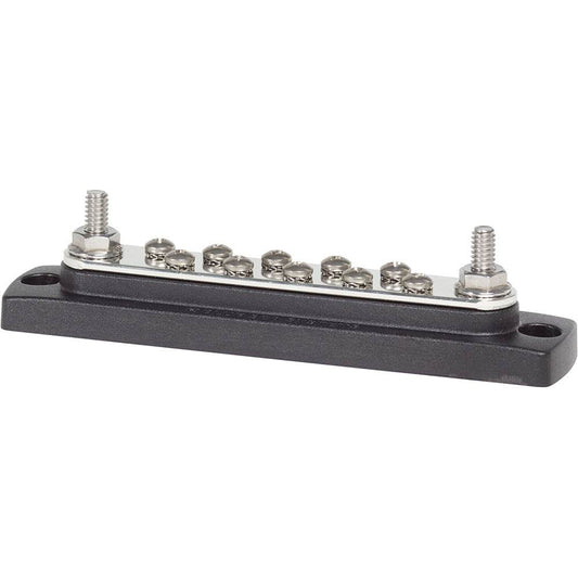 Blue Sea 2301 150AMP Common BusBar 10 x #8-32 Screw Terminal [2301] - Suncoast Marine & Auto Supply 