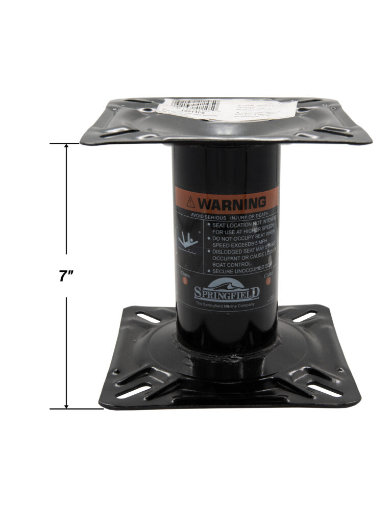 Suncoast Marine and Auto offers Springfield 7" Fixed Height Economy Pedestal [1561105]
