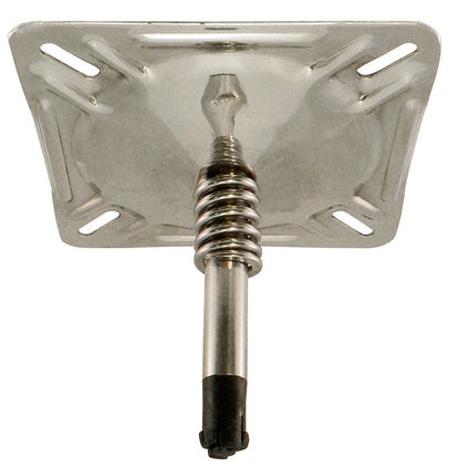 Suncoast Marine and Auto offers Springfield KingPin 7" x 7" Seat Mount w/Spring - Polished [1614201-PP]