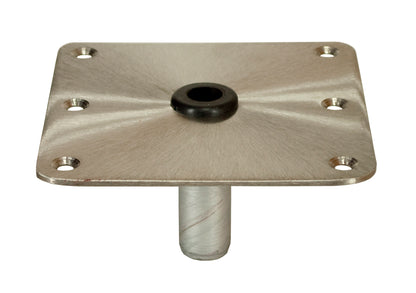 Suncoast Marine and Auto offers Springfield KingPin 7" x 7" Stainless Steel Square Base (Threaded) [1630001]