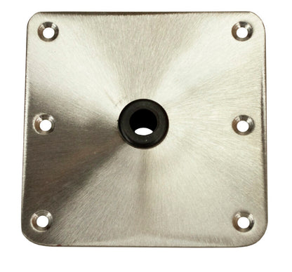 Suncoast Marine and Auto offers Springfield KingPin 7" x 7" Stainless Steel Square Base (Threaded) [1630001]