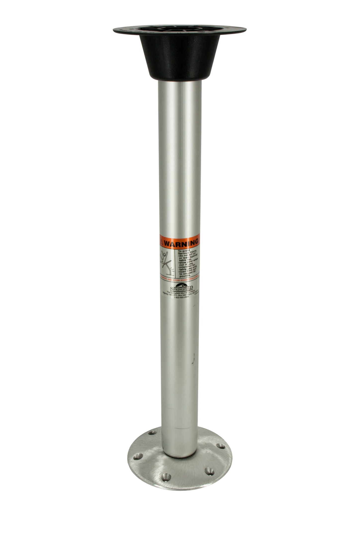 Suncoast Marine and Auto offers Springfield 2-3/8" Bolt-Lock Table Pedestal Package - 27" (1662127)