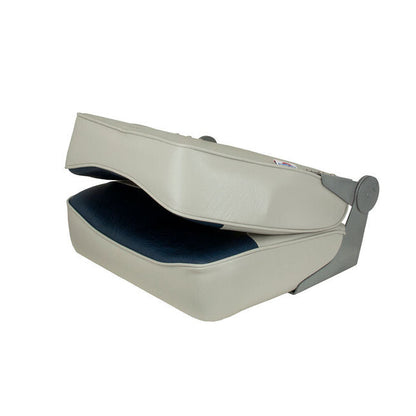 Suncoast Marine and Auto offers SPRINGFIELD Blue and Gray XXL Folding Seat (1040691)