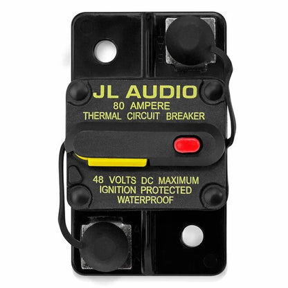Suncoast Marine and Auto offers JL Audio 80 Amp Resettable Circuit Breaker (XMD-MCB-80)