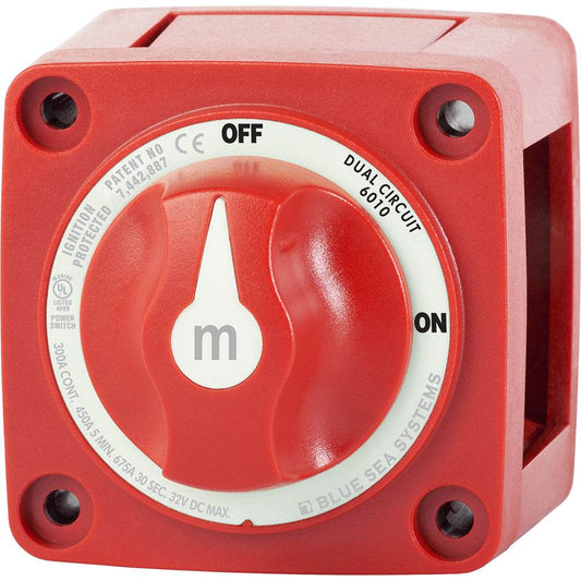 Blue Sea 6010 m-Series (Mini) Battery Switch Dual Circuit [6010] - Suncoast Marine & Auto Supply 
