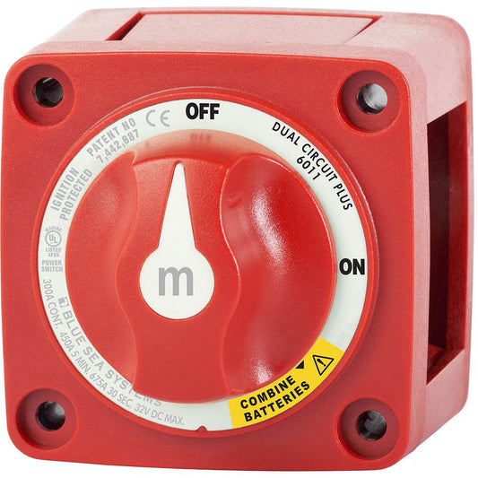 Blue Sea 6011 m-Series (Mini) Battery Switch Dual Circuit Plus [6011] - Suncoast Marine & Auto Supply 