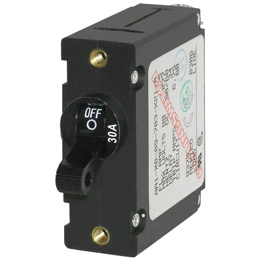 Blue Sea 7220 AC / DC Single Pole Magnetic World Circuit Breaker - 30 Amp [7220] - Suncoast Marine & Auto Supply 