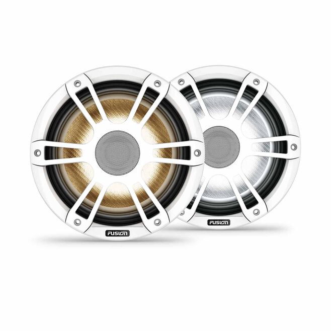 Suncoast Marine and Auto offers Fusion Signature Series 3i 8.8" CRGBW Sports Speakers - White (010-02773-10)