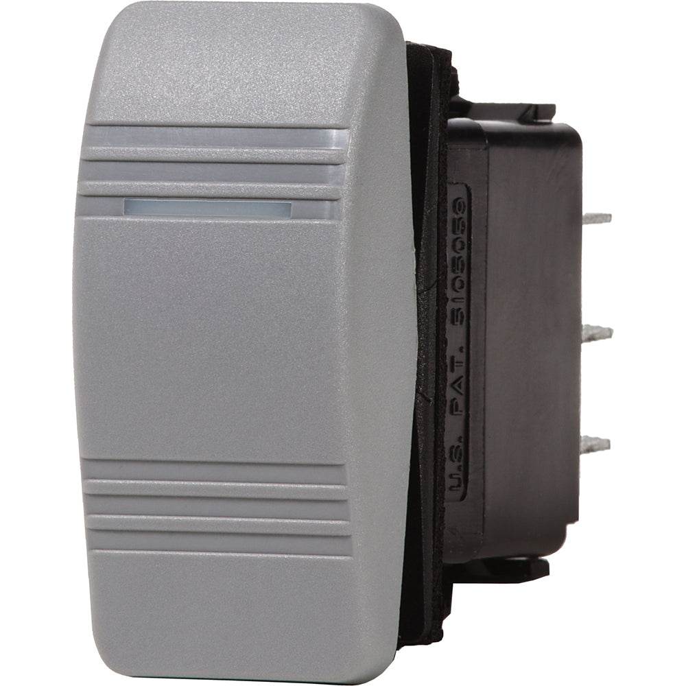 Suncoast Marine and Auto offers Blue Sea 8218 Water Resistant Contura III Switch - OFF-ON - Grey [8218]