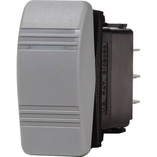 Suncoast Marine and Auto offers Blue Sea 8218 Water Resistant Contura III Switch - OFF-ON - Grey [8218]