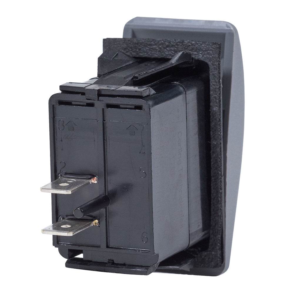 Suncoast Marine and Auto offers Blue Sea 8231 Water Resistant Contura III Switch - OFF-(ON) - Grey [8231]