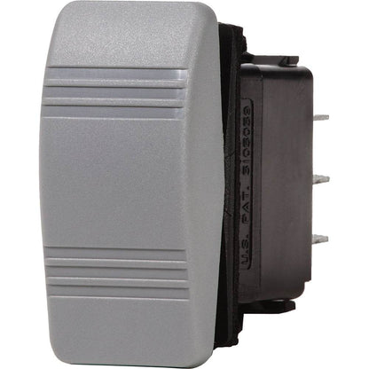 Suncoast Marine and Auto offers Blue Sea 8231 Water Resistant Contura III Switch - OFF-(ON) - Grey [8231]