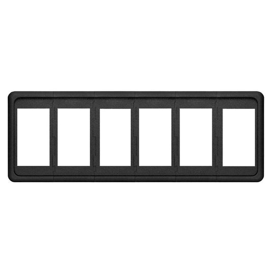 Suncoast Marine and Auto offers Blue Sea 8260 6 Position Contura Switch Mounting Panels [8260]