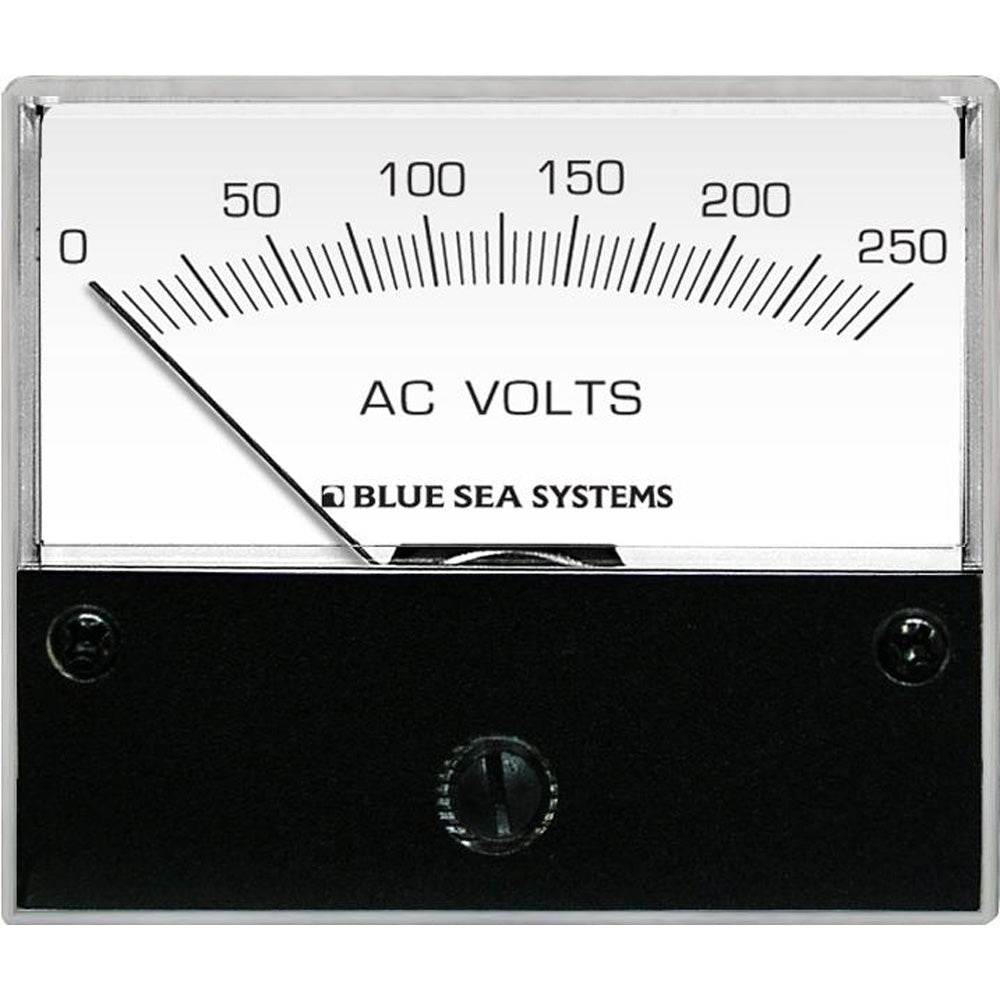 Suncoast Marine and Auto offers Blue Sea 9354 AC Analog Voltmeter 0-250 Volts AC [9354]