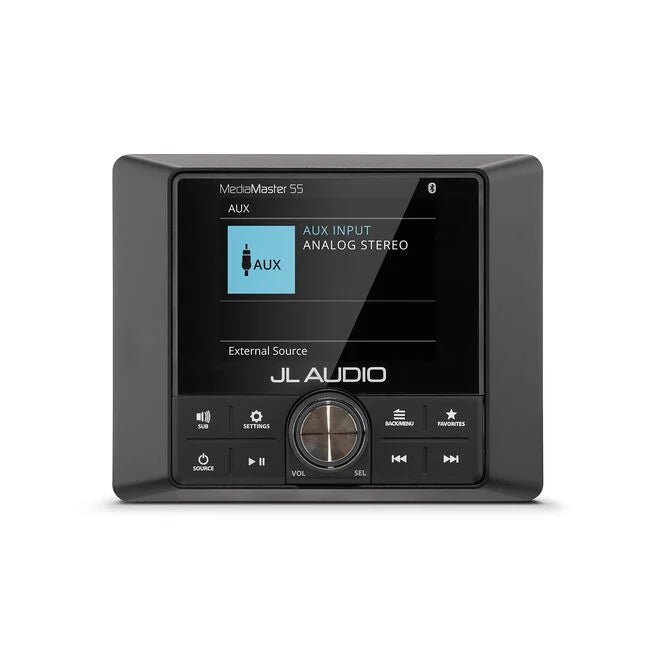 Suncoast Marine Supply offers JL Audio MM55 MediaMaster 55 Marine Digital Media Receiver with Full-Color Display