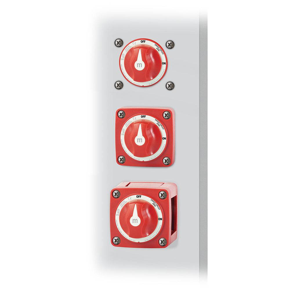 Blue Sea 6006 m-Series (Mini) Battery Switch Single Circuit ON/OFF Red [6006] - Suncoast Marine & Auto Supply 