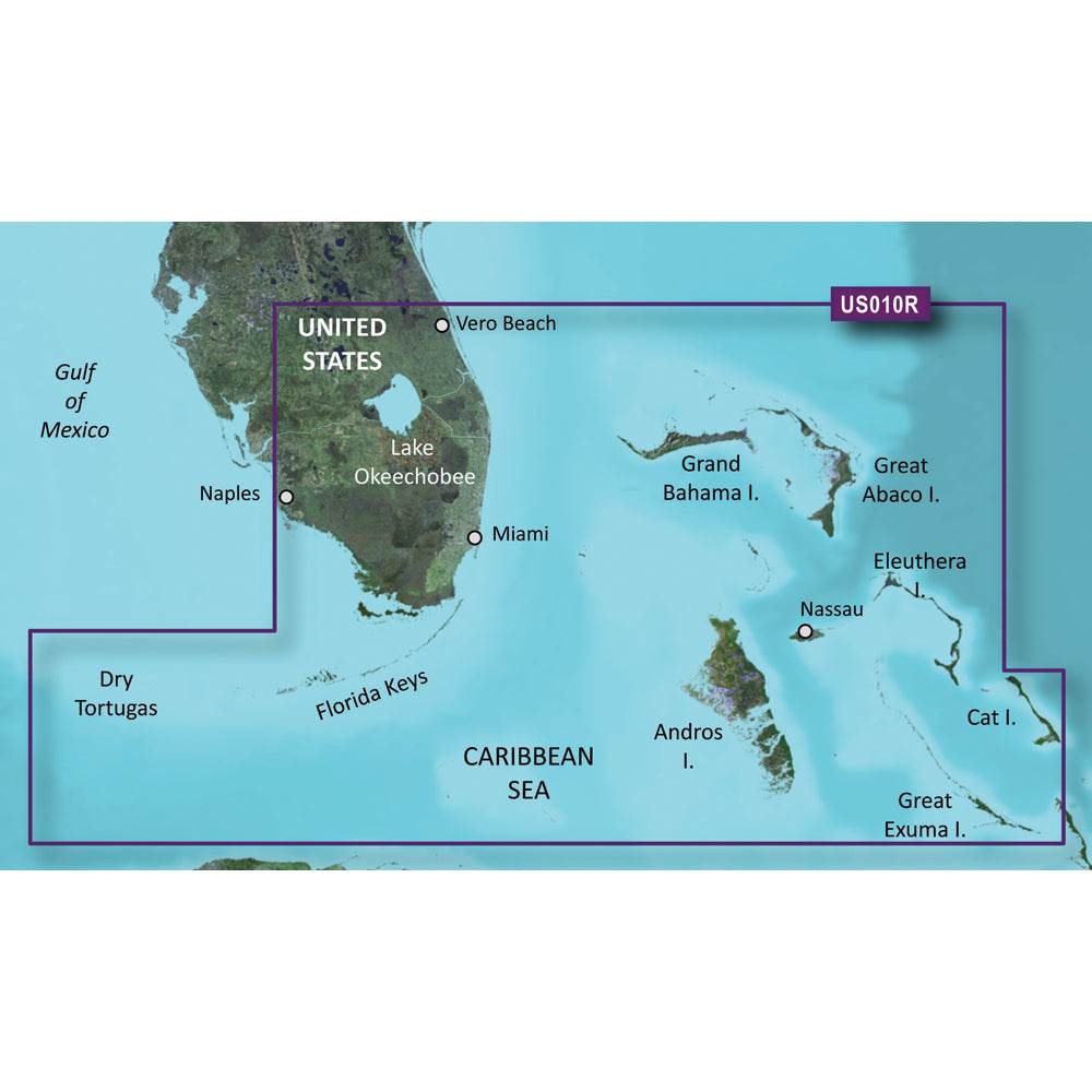 Suncoast Marine and Auto offers Garmin BlueChart g3 Vision HD - VUS010R - Southeast Florida - microSD/SD [010-C0711-00]
