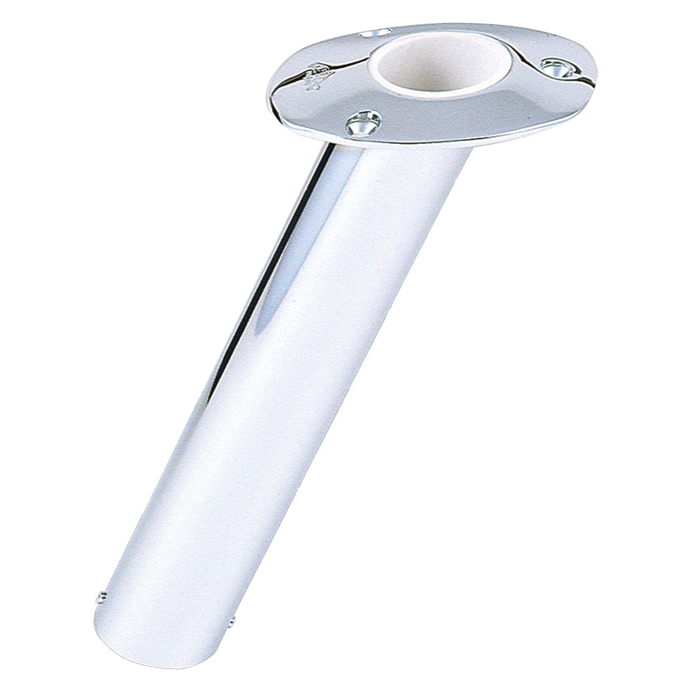 Suncoast Marine and Auto offers Lee's 30 Degree Stainless Steel Flush Mount Rod Holder - 2" O.D. [RH525SS]