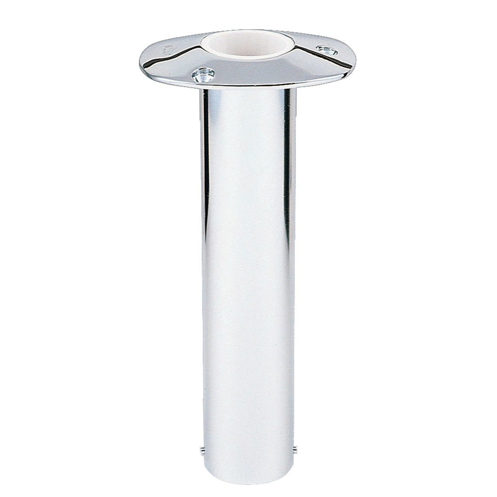 Suncoast Marine and Auto offers Lee's 0 Degree Stainless Steel Flush Mount Rod Holder - 2" O.D. [RH527VS]