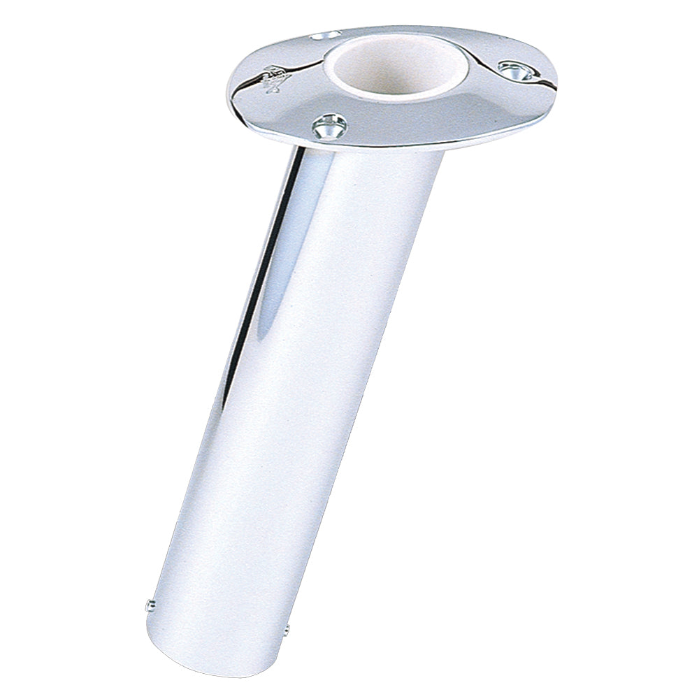 Suncoast Marine and Auto offers Lee's 15 Degree Stainless Steel Flush Mount Rod Holder - 2.25" O.D. [RH534HS]