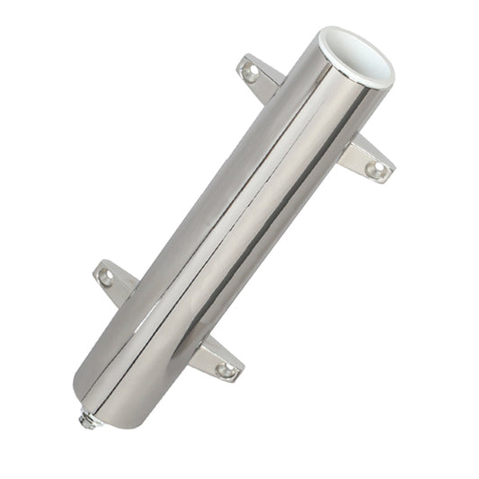 Suncoast Marine and Auto offers Lee's Stainless Steel Heavy Duty Bulkhead Mount w/ Swivel Base - Extra Long 2.25" OD X 14.5" Tube [RH570XL]