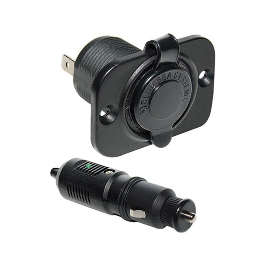 Blue Sea 1015 12V DC Plug & Dash Socket (1010 & 1011) [1015] - Suncoast Marine & Auto Supply 