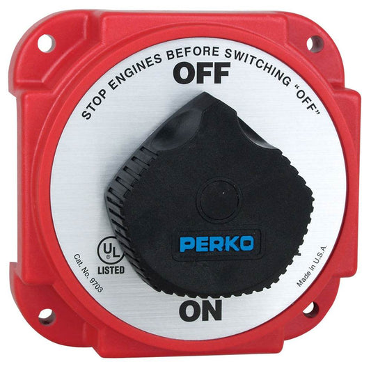 Perko 9703DP Heavy Duty Battery Disconnect Switch w/ Alternator Field Disconnect [9703DP] - Suncoast Marine & Auto Supply 