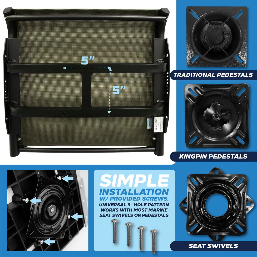 Suncoast Marine and Auto offers Wise 3374 Aero X Cool-Ride Mesh Mid-Back Boat Seat - Outdoor Edition [3374-713]